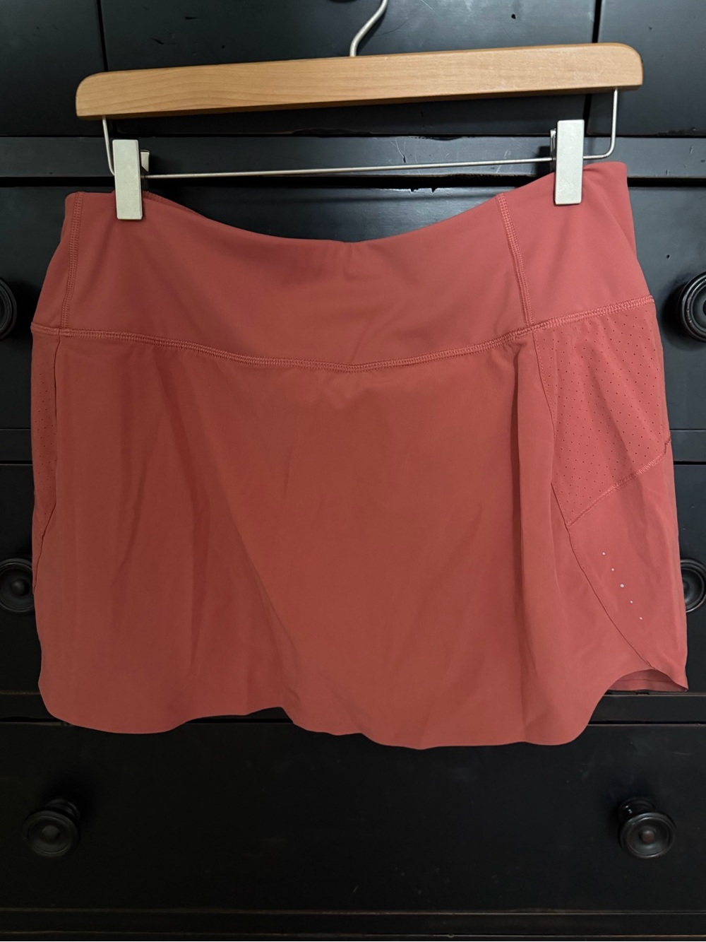 Athleta Run With It Skort Large – 14” pink dusty rose pickleball